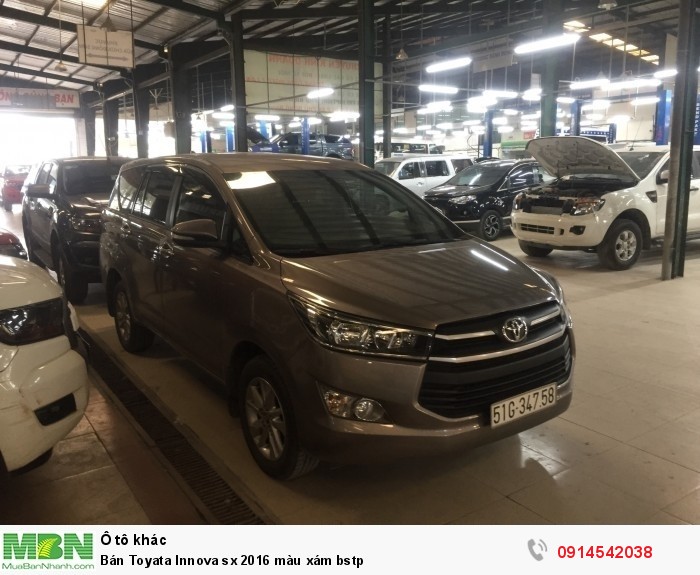 Bán Toyata Innova sx 2016 màu xám bstp