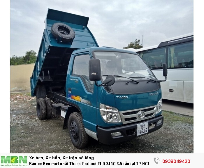 Bán xe Ben mới nhất Thaco Forland FLD 345C 3.5 tấn tại TP HCM