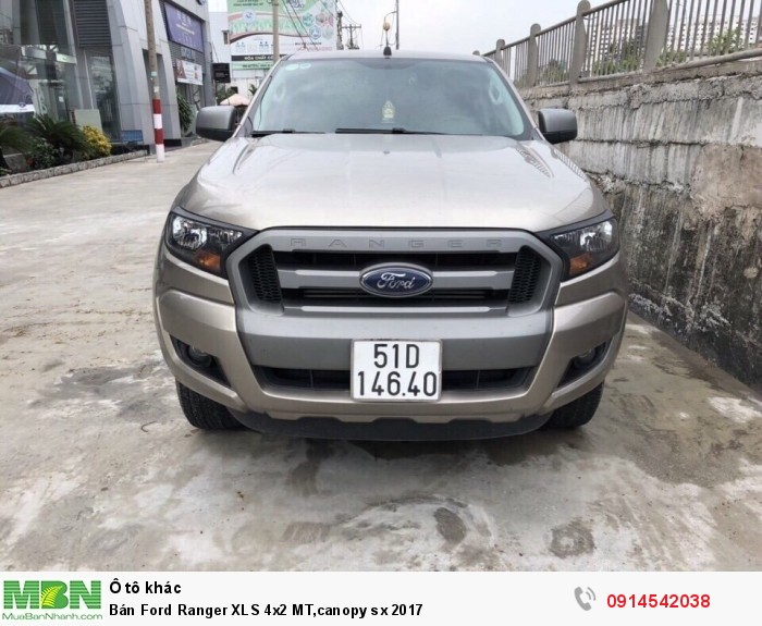 Bán Ford Ranger XLS 4x2 MT,canopy sx 2017