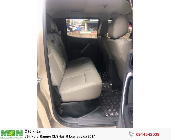 Bán Ford Ranger XLS 4x2 MT,canopy sx 2017