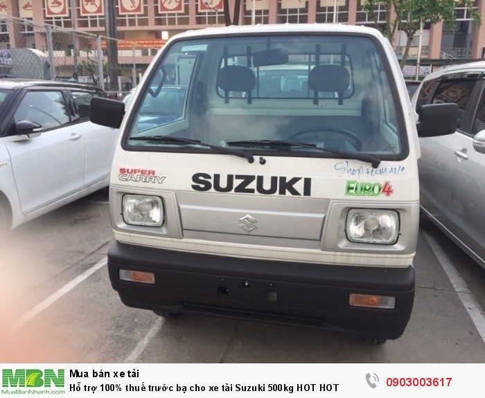 Hỗ trợ 100% thuế trước bạ cho xe tải Suzuki 500kg HOT HOT