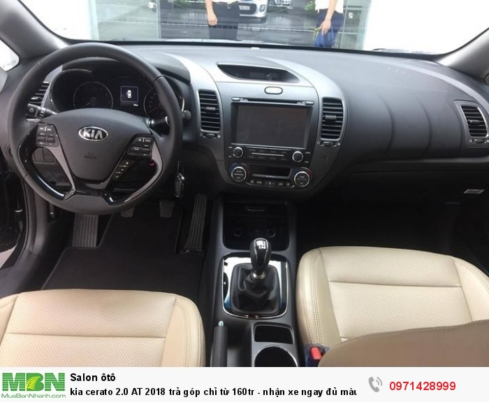 Kia cerato 2.0 AT 2018 trả góp chỉ từ - nhận xe ngay đủ màu