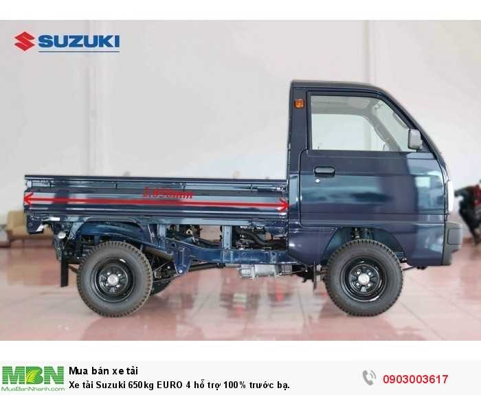 Xe tải Suzuki 650kg EURO 4 hỗ trợ 100% trước bạ.