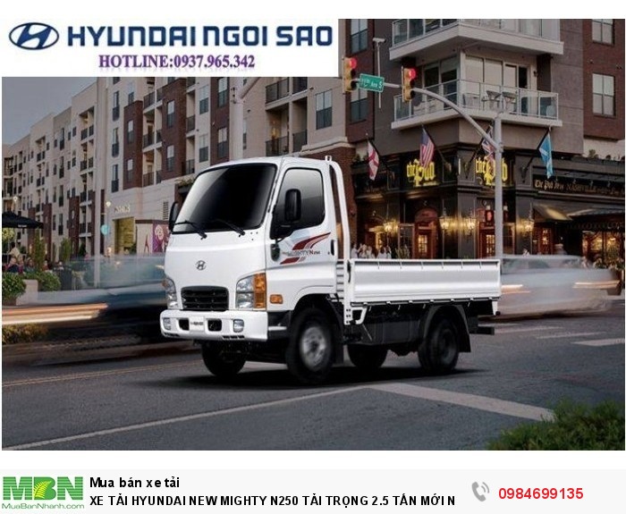 Xe Tải Hyundai New Mighty N250 Tải Trọng 2.5 Tấn Mới Nhất Hyundai Năm 2018