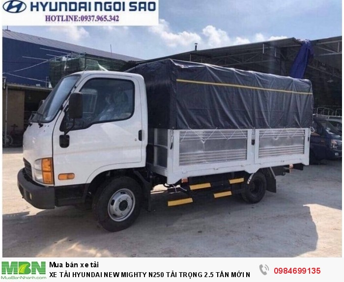 Xe Tải Hyundai New Mighty N250 Tải Trọng 2.5 Tấn Mới Nhất Hyundai Năm 2019