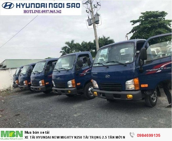 Xe Tải Hyundai New Mighty N250 Tải Trọng 2.5 Tấn Mới Nhất Hyundai Năm 2019