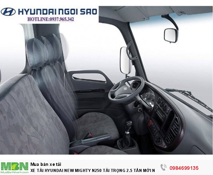Xe Tải Hyundai New Mighty N250 Tải Trọng 2.5 Tấn Mới Nhất Hyundai Năm 2019