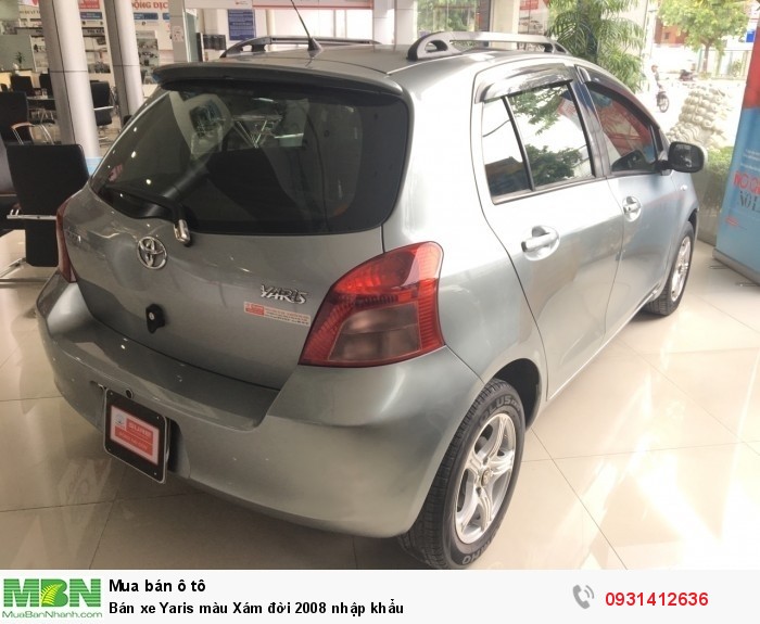 Bán xe Yaris màu Xám đời 2008 nhập khẩu