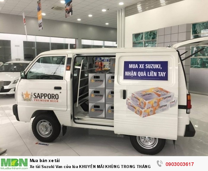 Xe tải Suzuki Van cửa lùa KHUYẾN MÃI KHỦNG TRONG THÁNG
