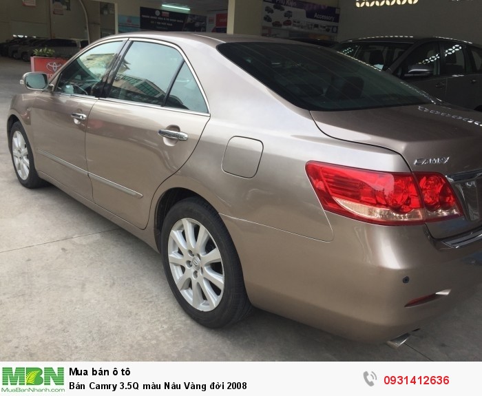 Bán Camry 3.5Q màu Nâu Vàng đời 2008