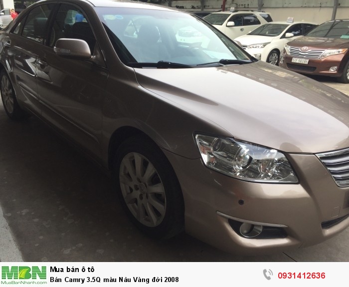 Bán Camry 3.5Q màu Nâu Vàng đời 2008