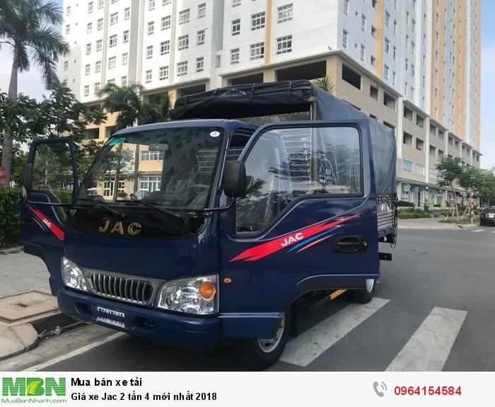 Giá xe Jac 2 tấn 4 mới nhất 2018