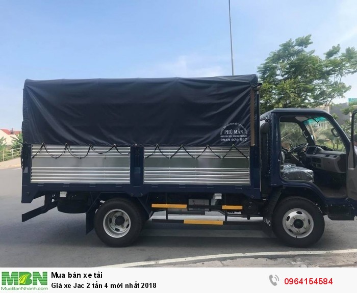 Giá xe Jac 2 tấn 4 mới nhất 2018