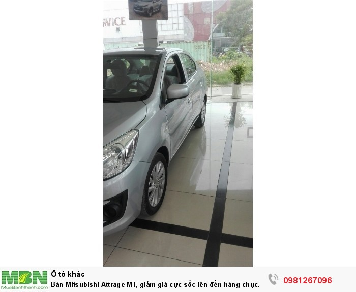 Bán Mitsubishi Attrage MT, giảm giá cực sốc lên đến hàng chục triệu đồng, hỗ trợ trả góp 90% giá trị xe