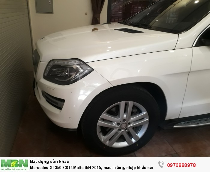 Mercedes GL350 CDI 4Matic đời 2015, màu Trắng, nhập khẩu sản xuất 12/2014, đăng ký 2015 Biển Hà Nội