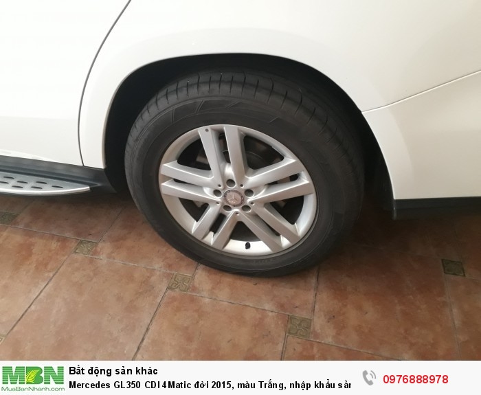 Mercedes GL350 CDI 4Matic đời 2015, màu Trắng, nhập khẩu sản xuất 12/2014, đăng ký 2015 Biển Hà Nội