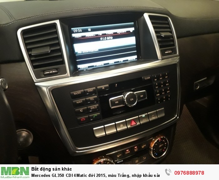 Mercedes GL350 CDI 4Matic đời 2015, màu Trắng, nhập khẩu sản xuất 12/2014, đăng ký 2015 Biển Hà Nội