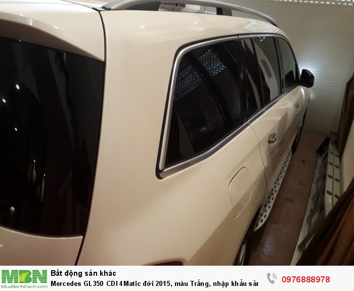 Mercedes GL350 CDI 4Matic đời 2015, màu Trắng, nhập khẩu sản xuất 12/2014, đăng ký 2015 Biển Hà Nội