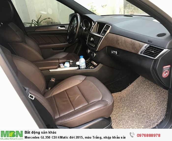 Mercedes GL350 CDI 4Matic đời 2015, màu Trắng, nhập khẩu sản xuất 12/2014, đăng ký 2015 Biển Hà Nội