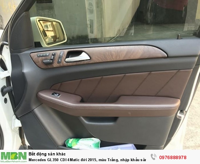 Mercedes GL350 CDI 4Matic đời 2015, màu Trắng, nhập khẩu sản xuất 12/2014, đăng ký 2015 Biển Hà Nội