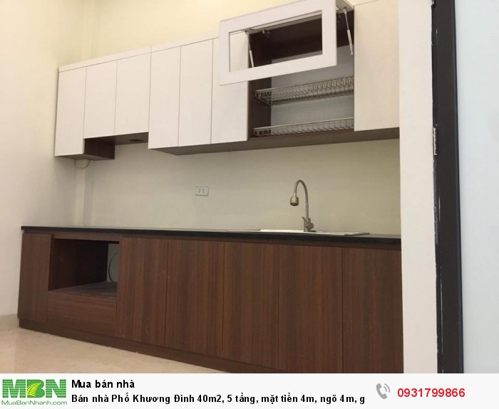 Bán nhà Phố Khương Đình 40m2, 5 tầng, mặt tiền 4m, ngõ 4m