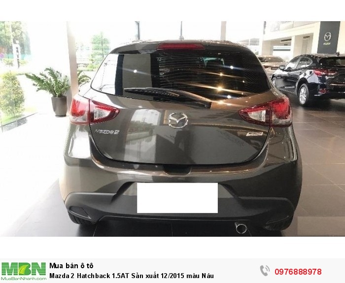 Mazda 2 Hatchback 1.5AT Sản xuất 12/2015 màu Nâu