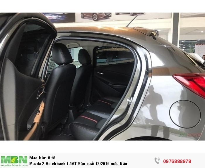 Mazda 2 Hatchback 1.5AT Sản xuất 12/2015 màu Nâu
