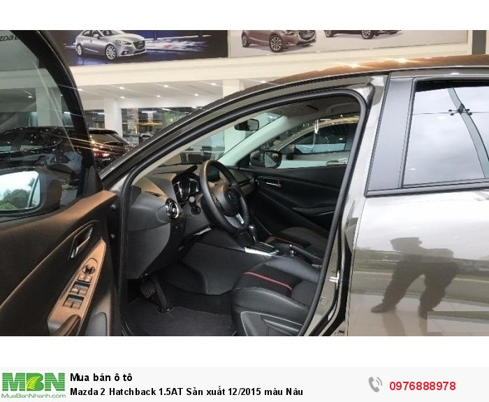 Mazda 2 Hatchback 1.5AT Sản xuất 12/2015 màu Nâu