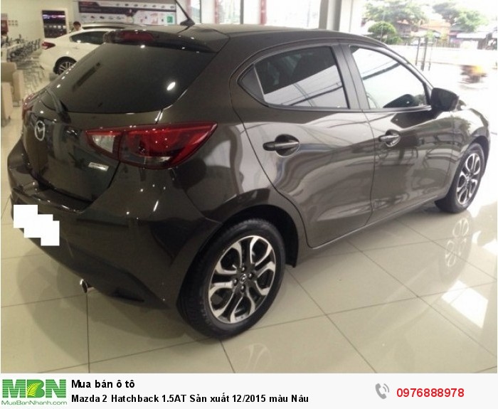 Mazda 2 Hatchback 1.5AT Sản xuất 12/2015 màu Nâu