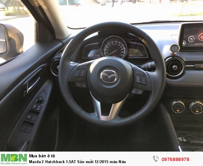Mazda 2 Hatchback 1.5AT Sản xuất 12/2015 màu Nâu