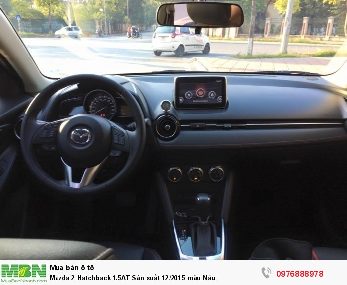Mazda 2 Hatchback 1.5AT Sản xuất 12/2015 màu Nâu