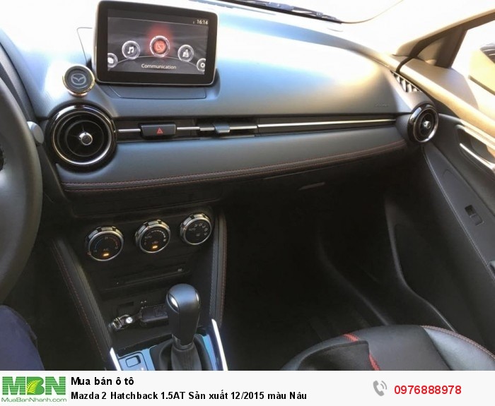Mazda 2 Hatchback 1.5AT Sản xuất 12/2015 màu Nâu