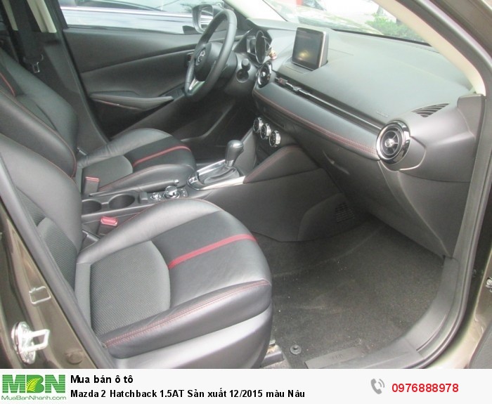 Mazda 2 Hatchback 1.5AT Sản xuất 12/2015 màu Nâu