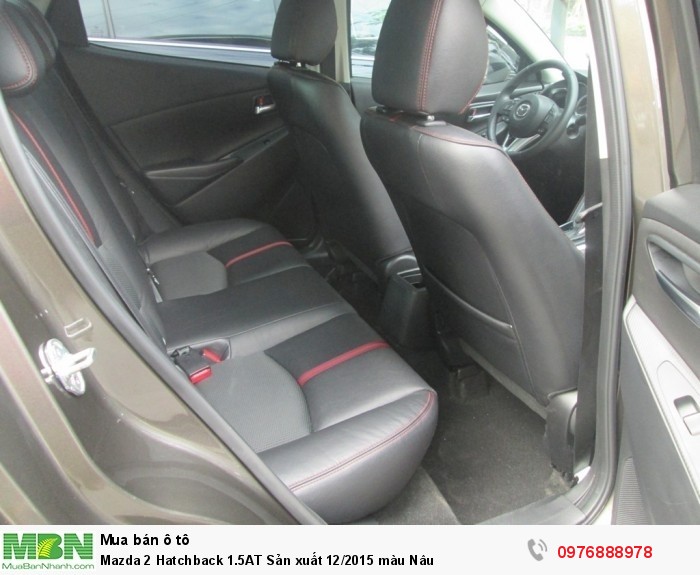 Mazda 2 Hatchback 1.5AT Sản xuất 12/2015 màu Nâu