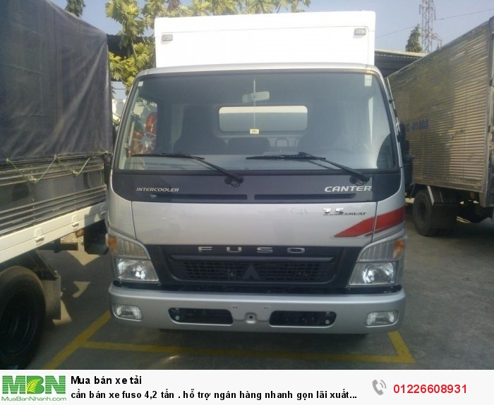 Cần bán xe fuso 4,2 tấn . hỗ trợ ngân hàng nhanh gọn lãi xuất thấp