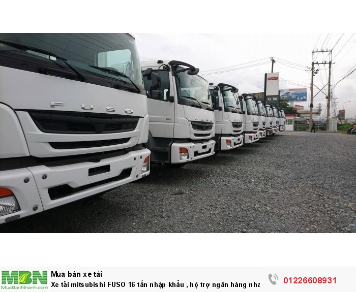 Xe tải Mitsubishi FUSO 16 tấn nhập khẩu , hộ trợ ngân hàng nhanh gọn . giao xe tận nhà cho khách hàng