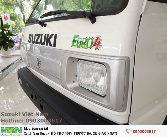 Xe tải Van Suzuki HỖ TRỢ 100% TRƯỚC BẠ, XE GIAO NGAY!