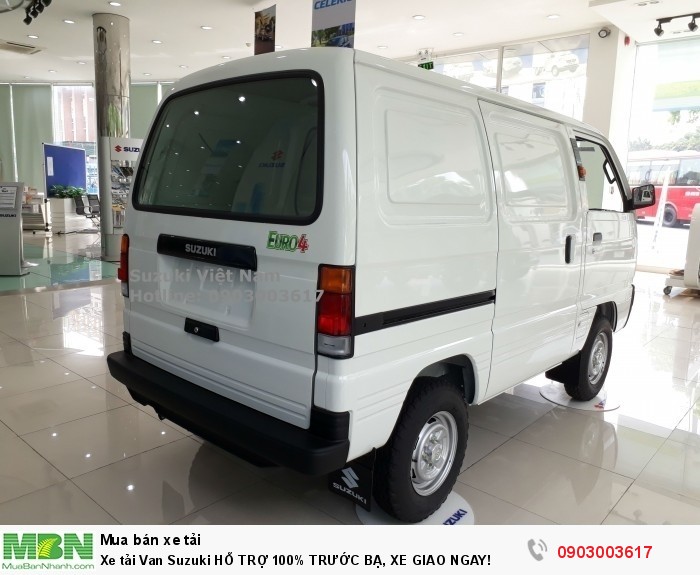 Xe tải Van Suzuki HỖ TRỢ 100% TRƯỚC BẠ, XE GIAO NGAY!