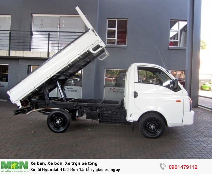 Xe tải Hyundai H150 Ben 1.5 tấn , giao xe ngay