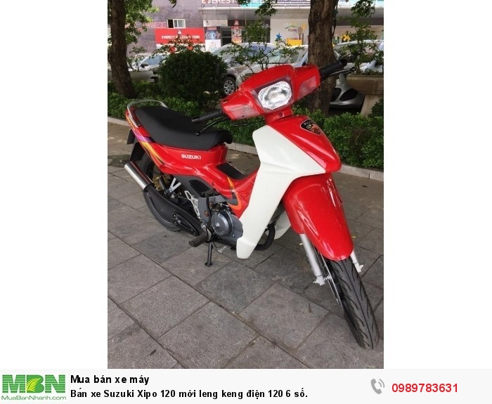 Suzuki Xipo 120 màu đỏ dọn mới leng keng quận 1  Chugiongcom