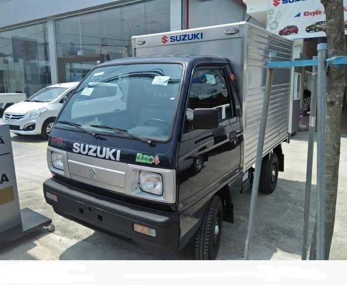 Bán Suzuki truck thùng kín trả góp