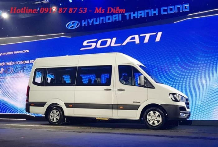 Bán xe du lịch 16 chỗ Hyundai Solati, động cơ EURO 4 tiết kiệm nhiên liệu /