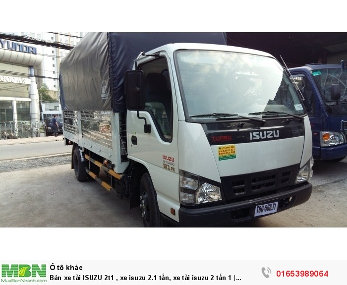Bán xe tải ISUZU 2t1 , xe isuzu 2.1 tấn, xe tải isuzu 2 tấn 1 | Hỗ trợ mua trả góp cáo đến 80%