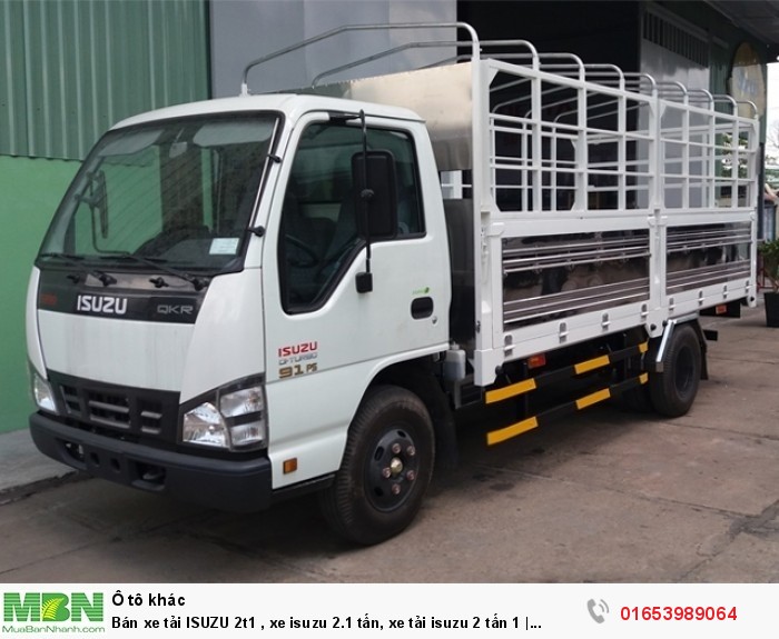 Bán xe tải ISUZU 2t1 , xe isuzu 2.1 tấn, xe tải isuzu 2 tấn 1 | Hỗ trợ mua trả góp cáo đến 80%