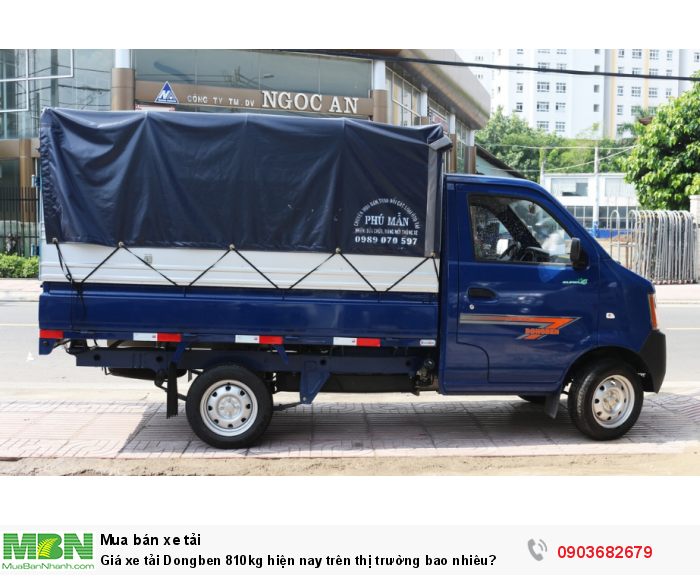 Giá xe tải Dongben 810kg hiện nay trên thị trường bao nhiêu?