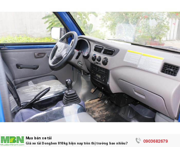 Giá xe tải Dongben 810kg hiện nay trên thị trường bao nhiêu?