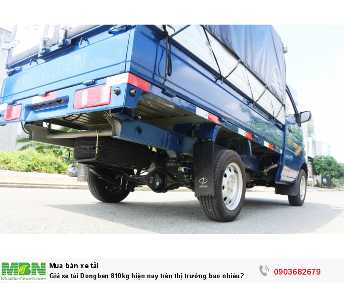 Giá xe tải Dongben 810kg hiện nay trên thị trường bao nhiêu?
