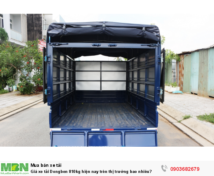 Giá xe tải Dongben 810kg hiện nay trên thị trường bao nhiêu?