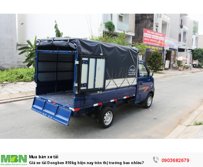 Giá xe tải Dongben 810kg hiện nay trên thị trường bao nhiêu?