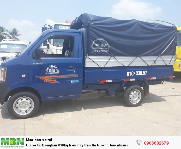 Giá xe tải Dongben 810kg hiện nay trên thị trường bao nhiêu?